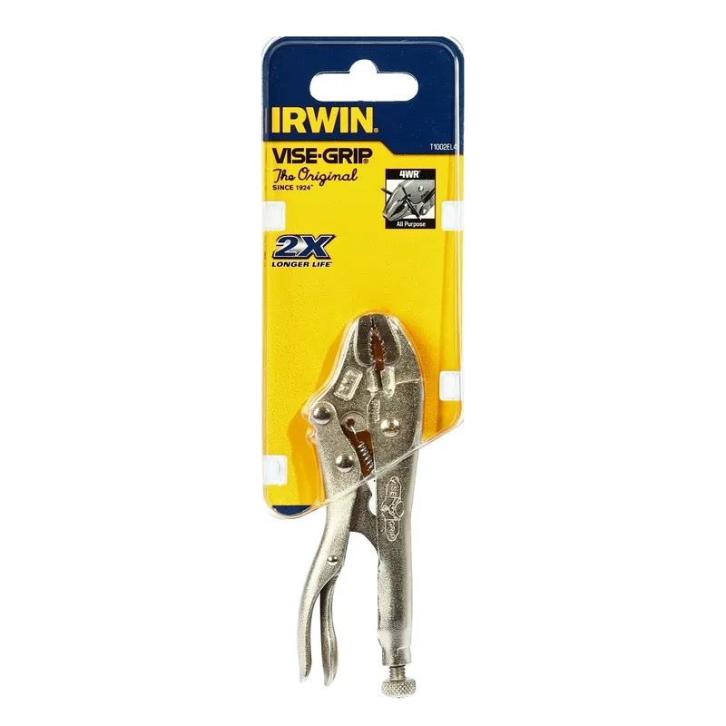 IRWIN คีมล็อคปากโค้ง (ตัดลวด) VISE-GRIP ขนาด 4 นิ้ว รุ่น 4WR