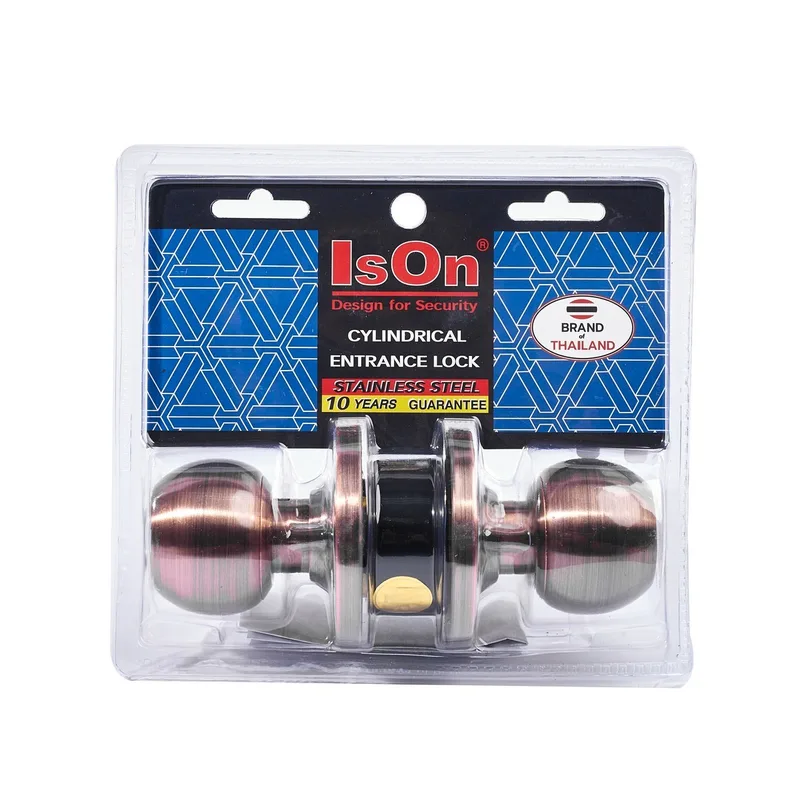 ISON 8013-AC ลูกบิดจานใหญ่ห้องทั่วไป สี AC