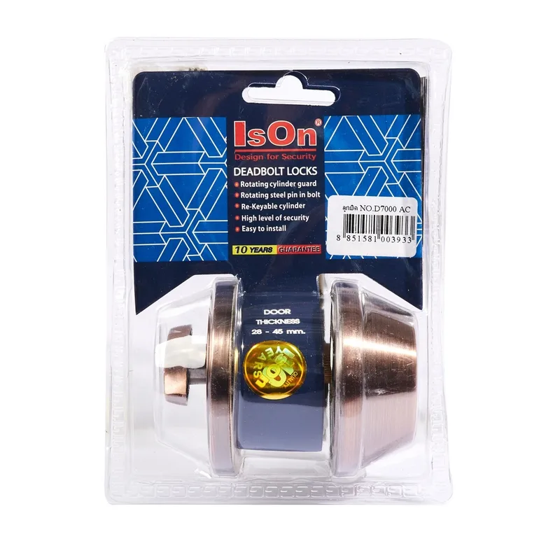 ISON D7000-AC กุญแจเสริมความปลอดภัยด้านเดียว