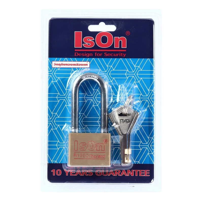 ISON กุญแจทองเหลือง คอยาว 40Lมม. NO.450