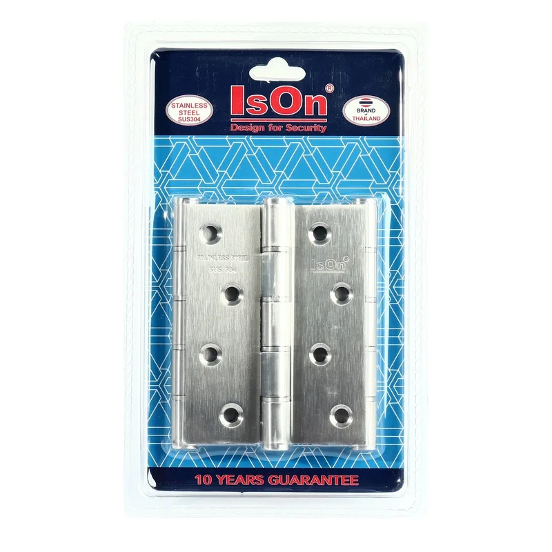 ISON 444413-SS บานพับสเตนเลสแกนเล็ก 4BB 3PAC