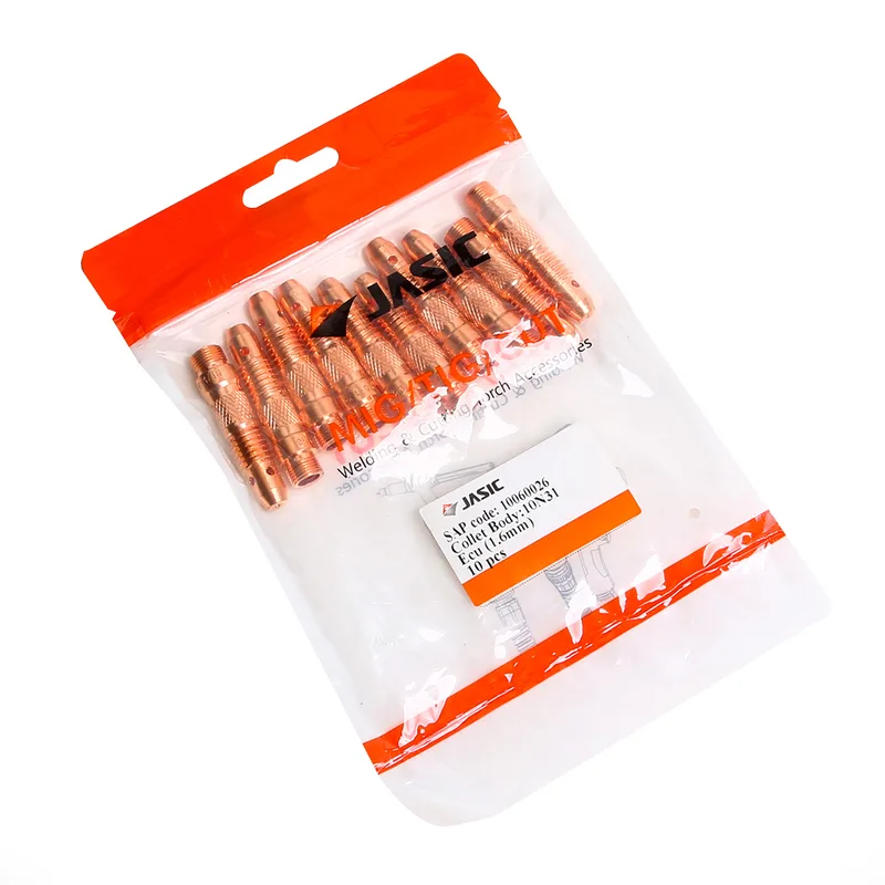 JASIC อะไหล่หัวเชื่อม รุ่น WP26 WP26 คอลเลท บอดี้ 1.6MM(10PCS/PAC) - Image 4