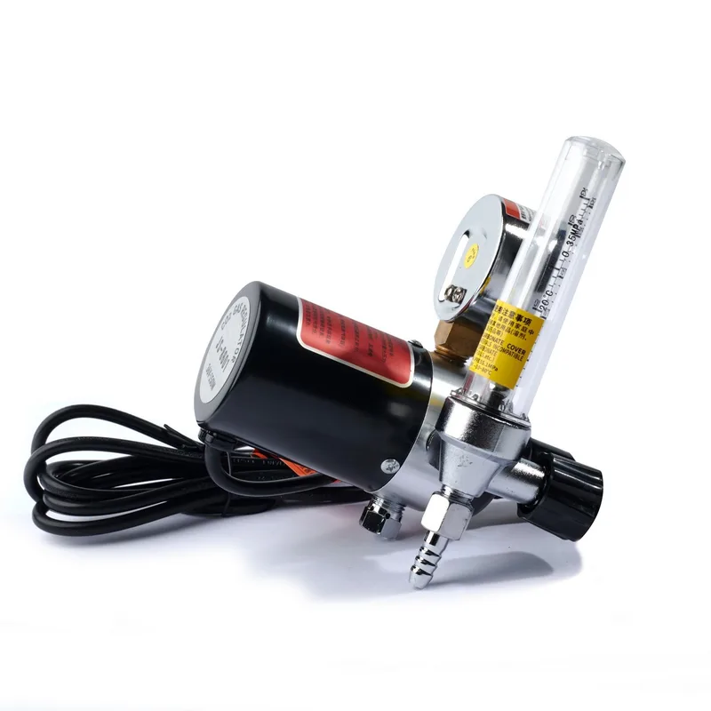 JASIC เกจ์วัดแรงดันแก๊ส CO2 36V ตัวอลูมิเนียม ป้องกันน้ำแข็งเกาะ จ่ายแก๊สเสถียร - Image 4