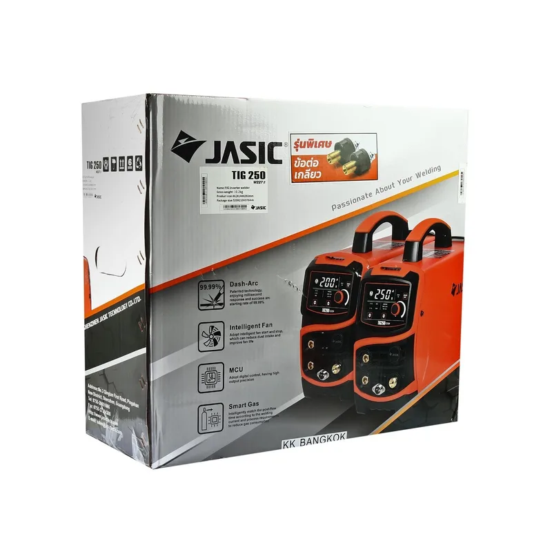 JASIC เครื่องเชื่อม TIG/MMA 250A DC INVERTER HF Start 1 เฟส 220V รุ่น TIG250W227II - Image 7