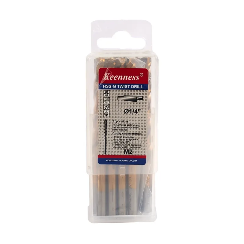 KEENNESS HSS-G ดอกสว่านไฮสปีด 1/4" (6.5 มม.) 10 ดอก - Image 5