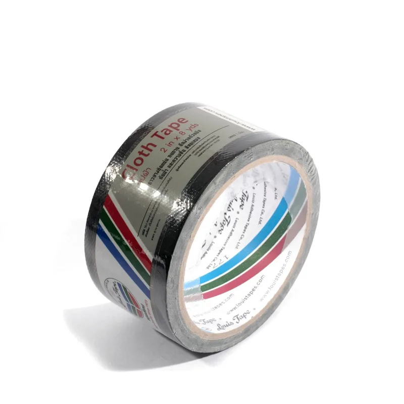 LOUIS TAPE เทปผ้าสีดำ 2"X8 หลา (6 ม้วน/แพ็ค)