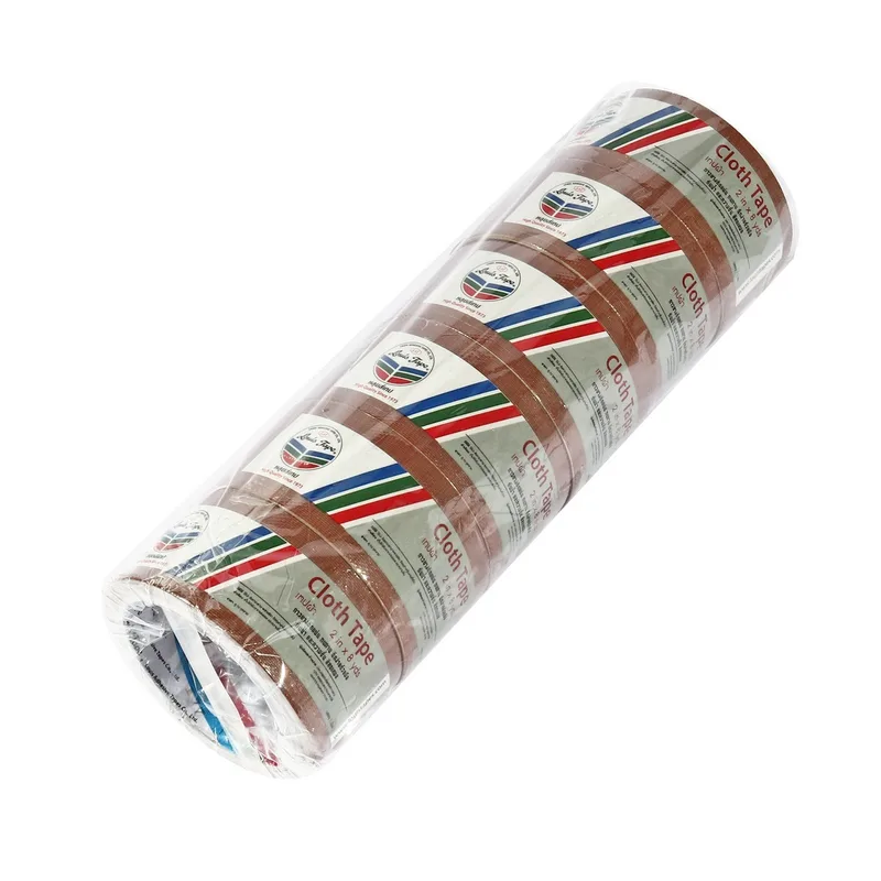 LOUIS TAPE เทปผ้าสีน้ำตาล 2"X8 หลา (6 ม้วน/แพ็ค) - Image 2