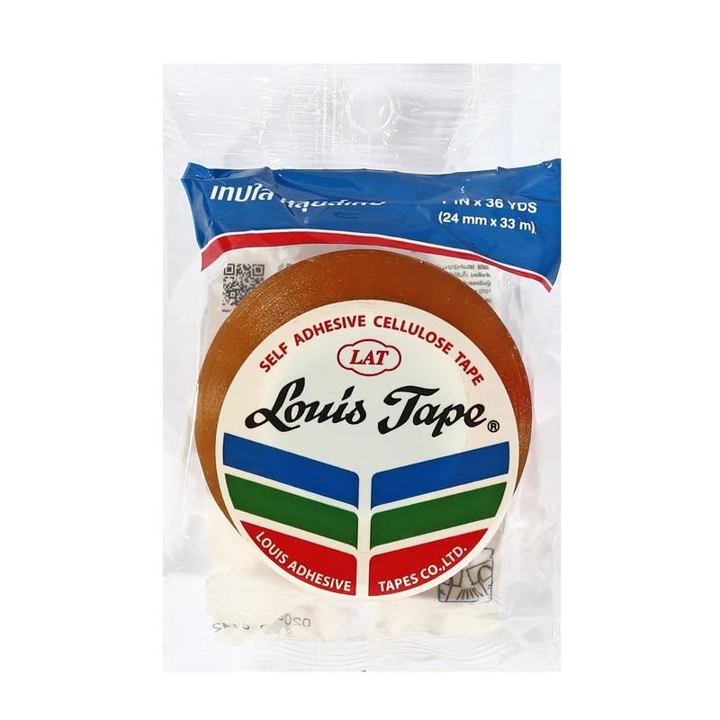 LOUIS TAPE เทปใส 1"X36 หลา (6 ROL/BOX) แกนเล็ก - Image 2