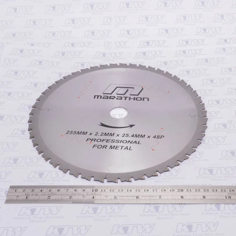 MARATHON METAL ใบเลือยตัดเหล็ก 10”X48T MAX3200RPM - Image 3