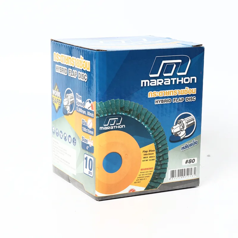 MARATHON กระดาษทรายซ้อน รุ่นไฮบริดขัดโค้งได้ #80 - Image 4