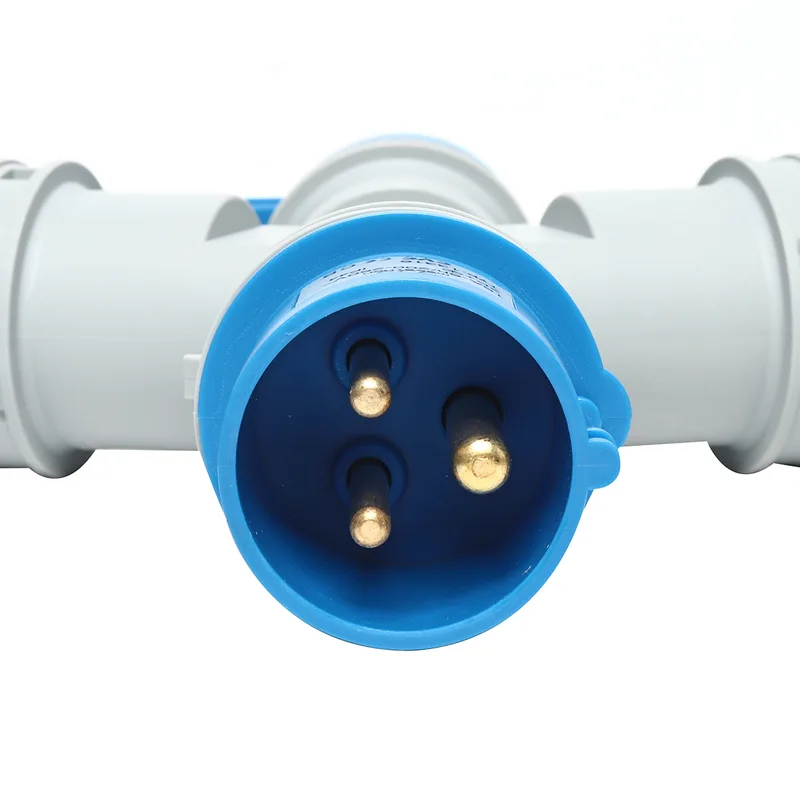 MARATHON IP44 เพาเวอร์ปลั๊ก 3 ทาง 16A 2P+E 220V - Image 2