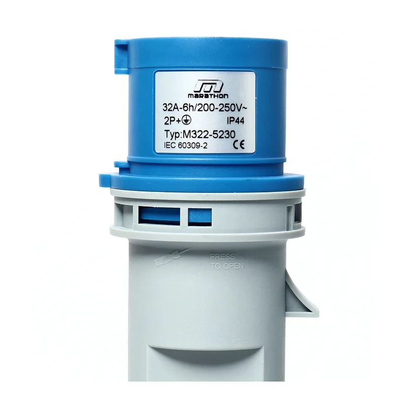 MARATHON IP44 เพาเวอร์ปลั๊ก 3 ทาง 16A 2P+E 220V - Image 4