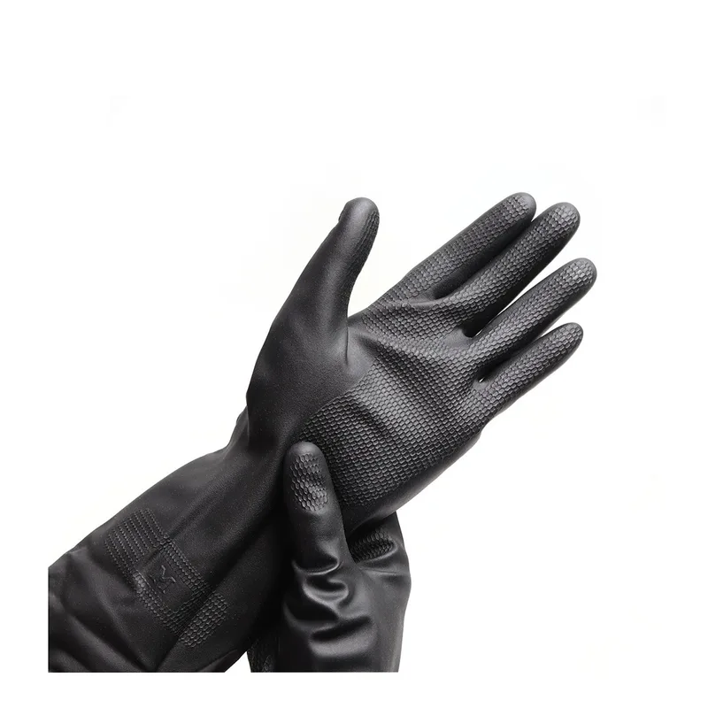 KRATING ถุงมือยางธรรมชาติ สีดำ ใหญ่ L - Image 6