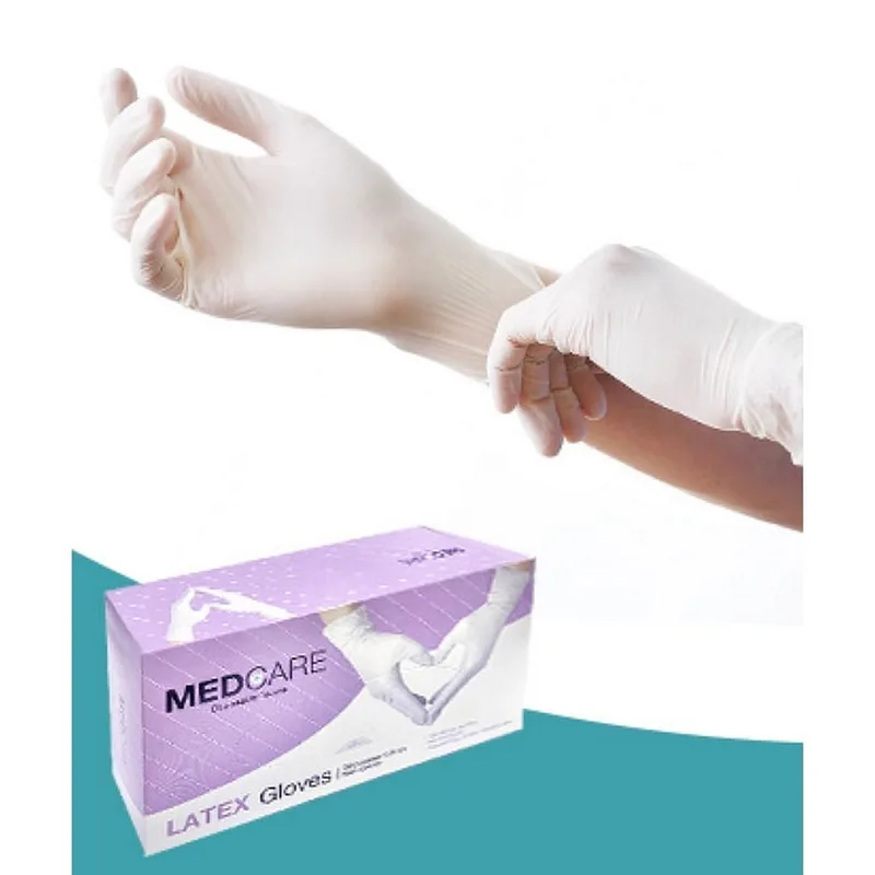 MEDCARE ถุงมือยางธรรมชาติลาเท็กซ์ มีแป้ง S - Image 3