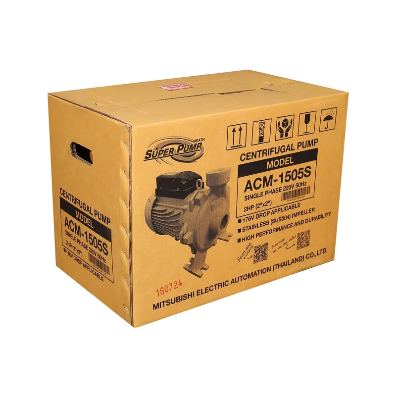 MITSUBISHI ACM-1505-S ปั๊มหอยโข่ง 2HP 1เฟส - Image 7