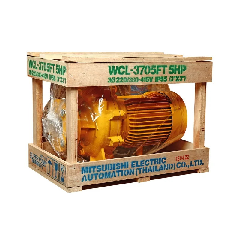 MITSUBISHI WCL-3705F-T ปั๊มหน้าแปลนน้ำมาก 5HP 3เฟส - Image 4