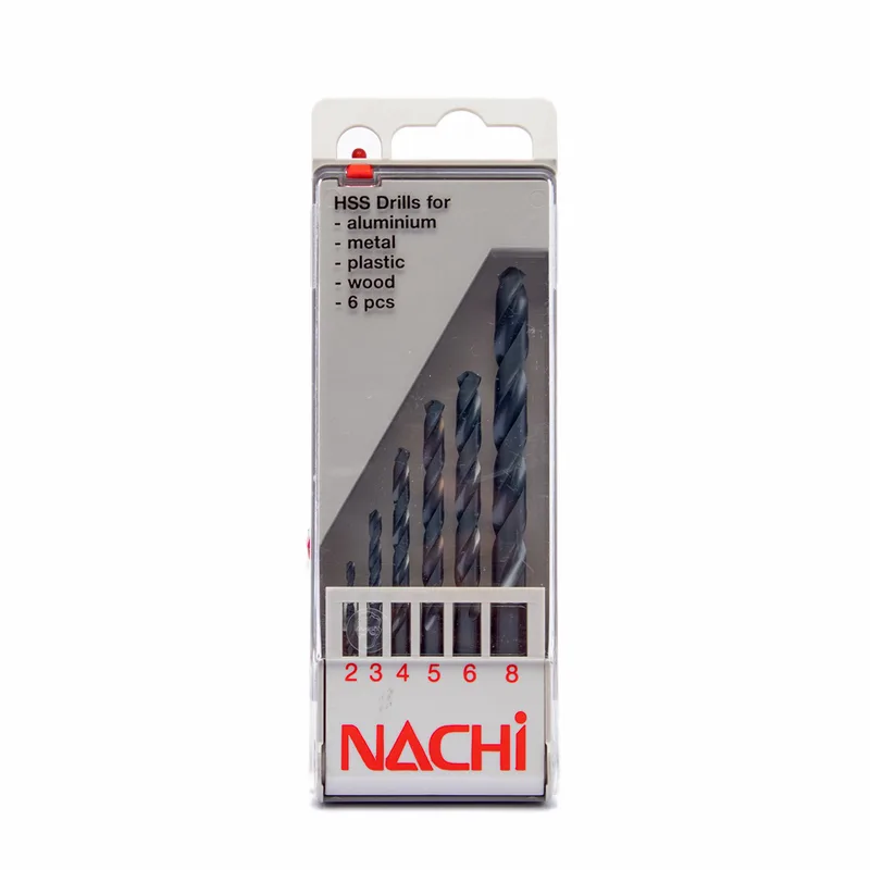 NACHI ชุดดอกสว่าน M-03(2.0-8.0MM 6ดอก/ชุด)
