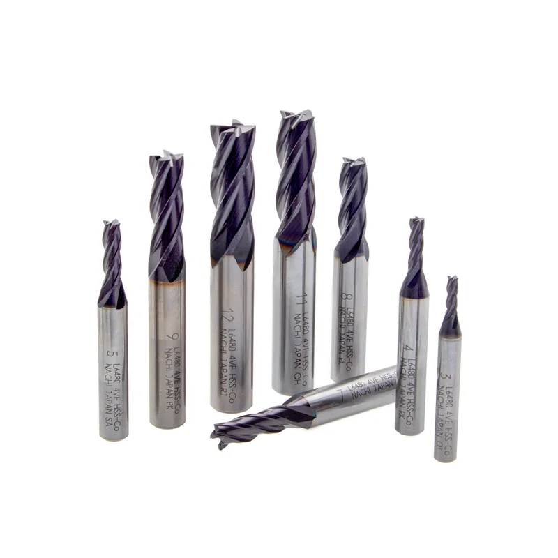 NACHI วิคตอรีมิลล์เคลือบTIALN ขนาด 2.5 MM 4F รุ่น L6480