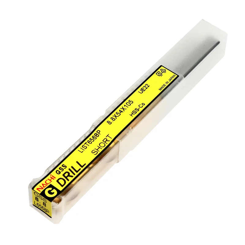 NACHI ดอกสว่านไฮสปีดโคบอลต์สีทอง ขนาด 8.8 MM รุ่น L6568P - Image 4