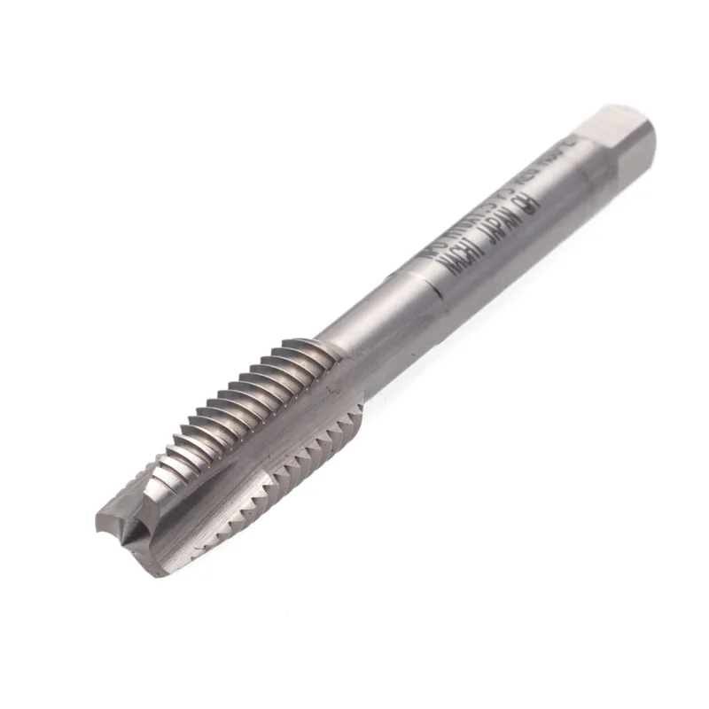 NACHI ดอกต๊าปร่องตรงสีเงิน ขนาด M10.0X1.0 รุ่น L6906 - Image 2