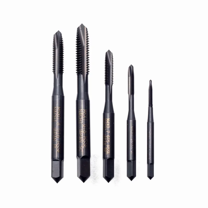 NACHI ดอกต๊าปร่องตรง สีดำ ขนาด M2.5X0.45 รุ่น L6912 - Image 4