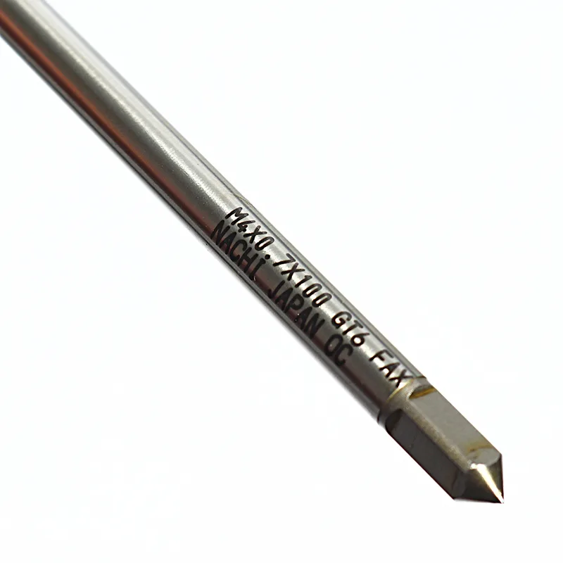 NACHI ดอกต๊าปสีทอง ก้านยาว ขนาด M4X0.7X100 รุ่น L7916P - Image 2