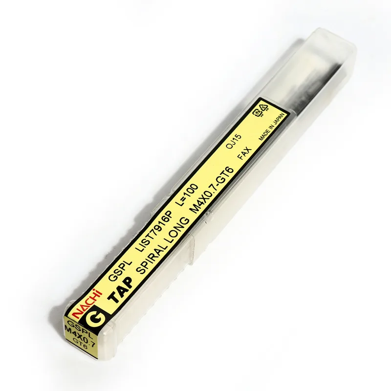 NACHI ดอกต๊าปสีทอง ก้านยาว ขนาด M4X0.7X100 รุ่น L7916P - Image 4