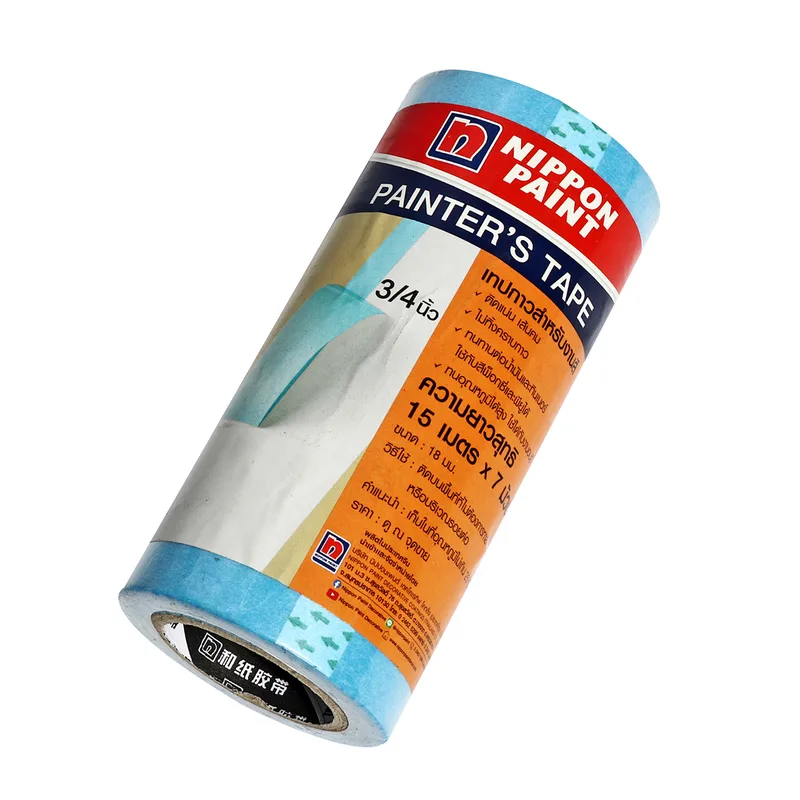 NIPPON PAINT เทปกาวสำหรับงานสี 3/4"X15ม(7ม้วน/แพ็ก) - Image 2