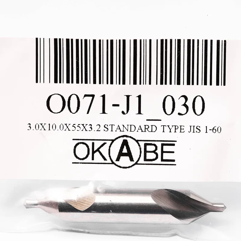 OKABE ดอกเจาะนำศูนย์ JIS 1-60 ขนาด 3.0X10.0X55X3.2 - Image 4