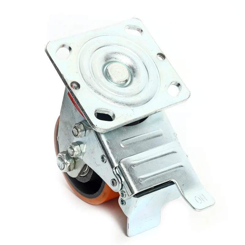PAREO ล้อโพลียูรีเทน รุ่น MAX แป้นเบรค 100 มม. (4 นิ้ว) รับน้ำหนักได้ 150-200 กก. - Image 2