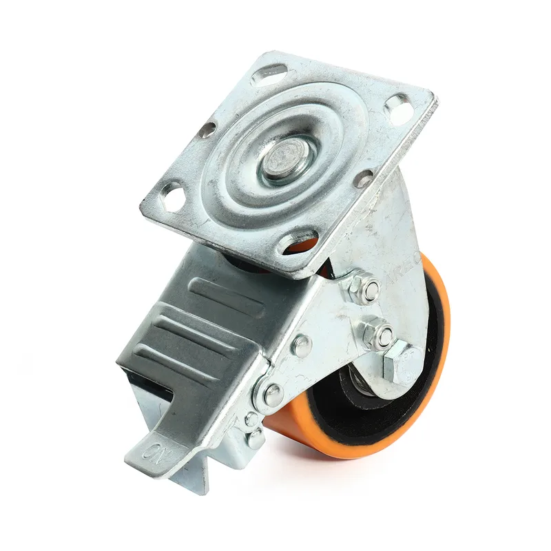 PAREO ล้อโพลียูรีเทน รุ่น MAX แป้นเบรค 100 มม. (4 นิ้ว) รับน้ำหนักได้ 150-200 กก. - Image 3