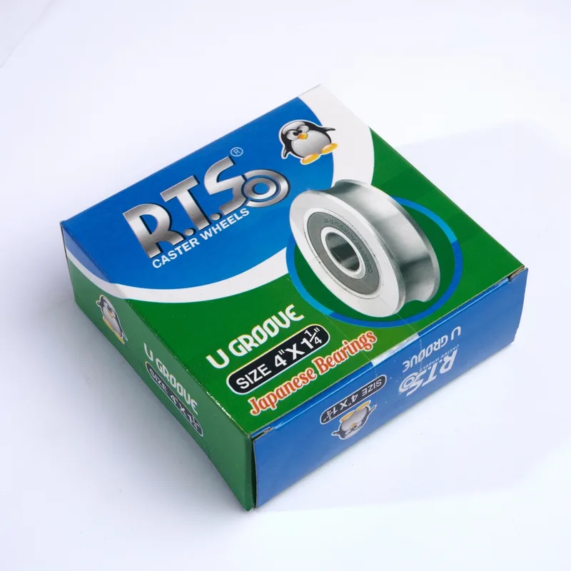 RTS ล้อประตู ร่องกลม (U)ขนาด 4" X 1-1/4" - Image 3