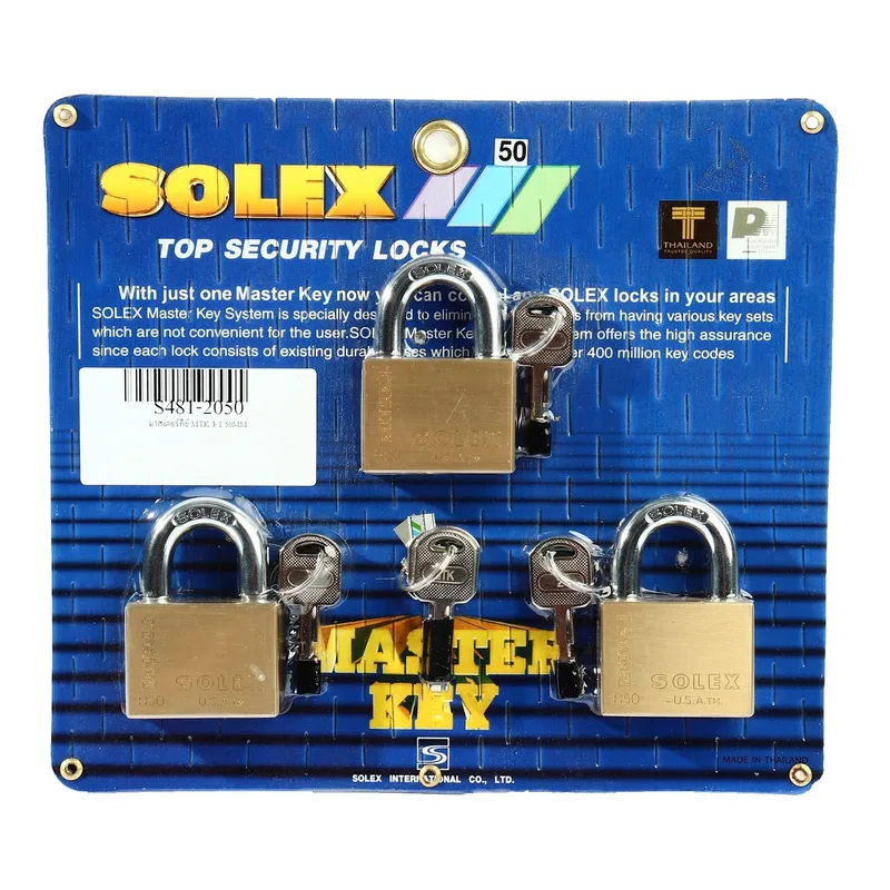 SOLEX มาสเตอร์คีย์ MTK 3:1 50MM.