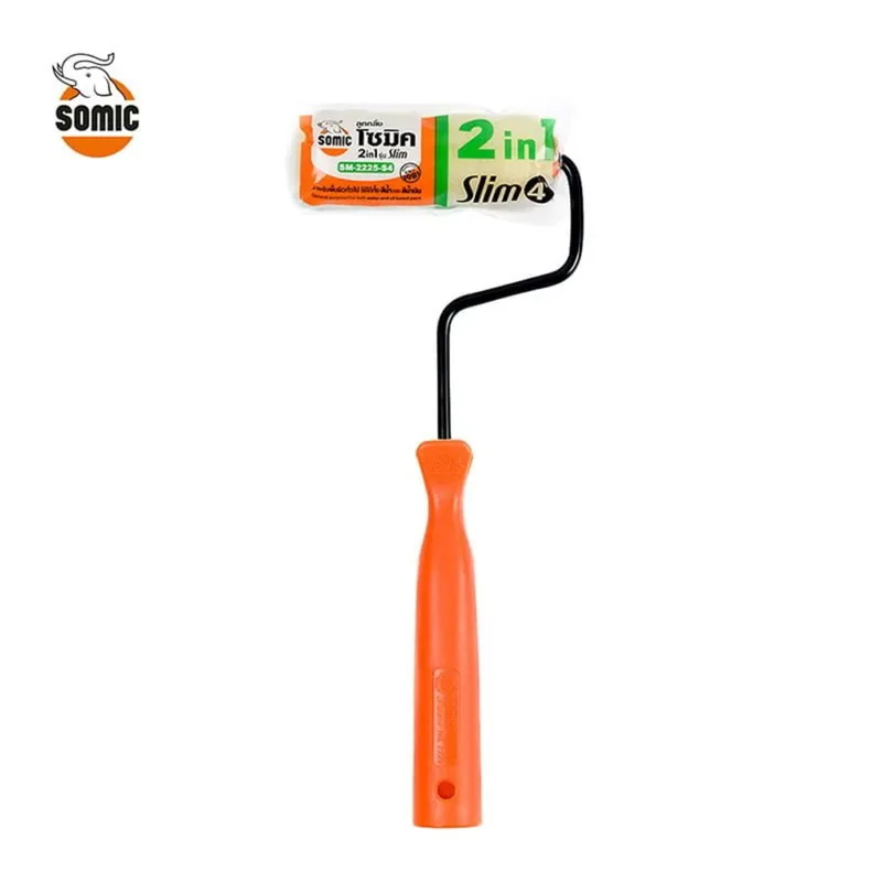 SOMIC SM-2225-S4 ลูกกลิ้ง 2IN1 SLIM 4”