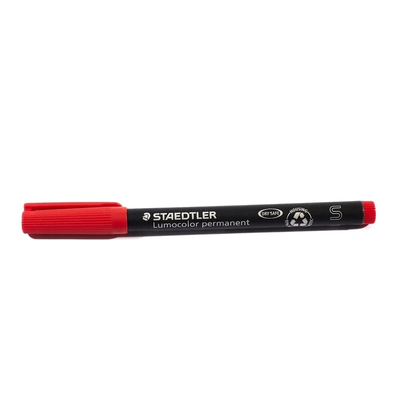 STAEDTLER 313-2 ปากกาเขียนแผ่นใส 0.4 มม.(S) สีแดง - Image 2