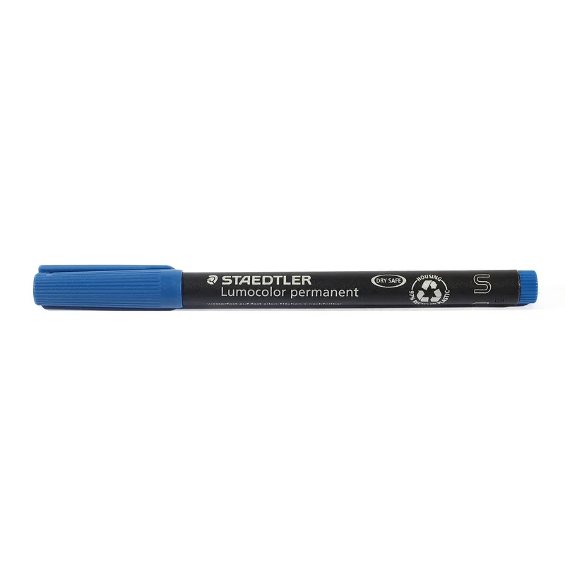 STAEDTLER 313-3 ปากกาเขียนแผ่นใส 0.4 มม.(S)น้ำเงิน - Image 2