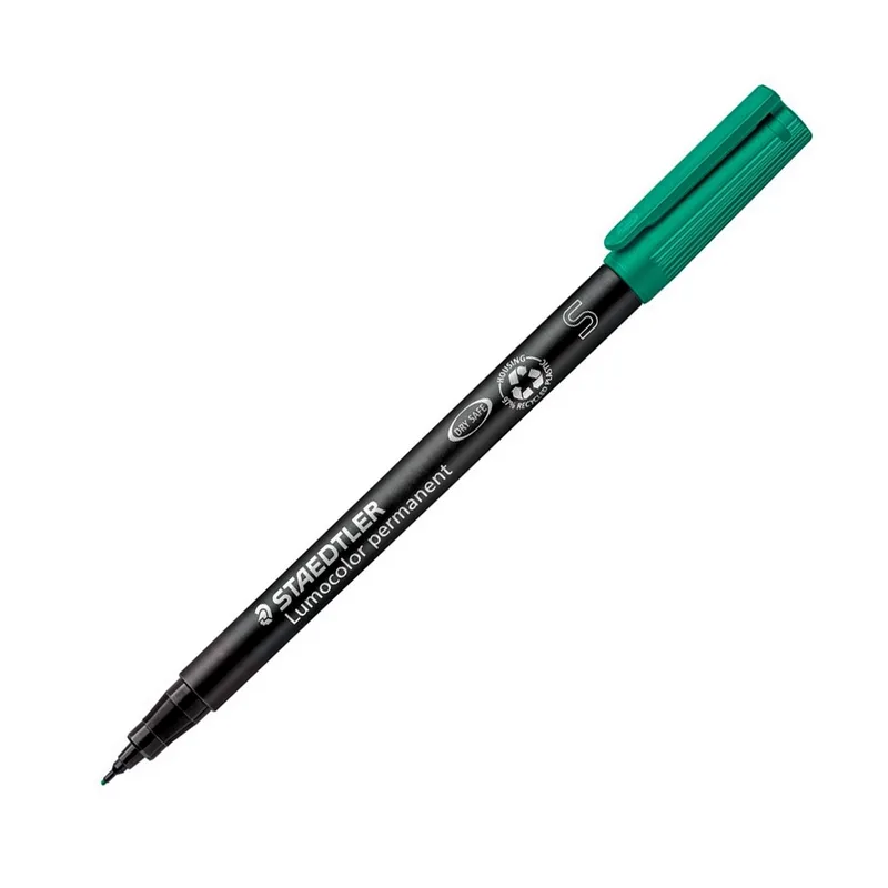 STAEDTLER 313-5 ปากกาเขียนแผ่นใส 0.4 มม.(S)สีเขียว