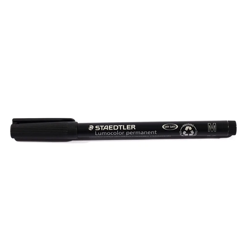 STAEDTLER 317-9 ปากกาเขียนแผ่นใส 1.0 มม.(M) สีดำ - Image 2