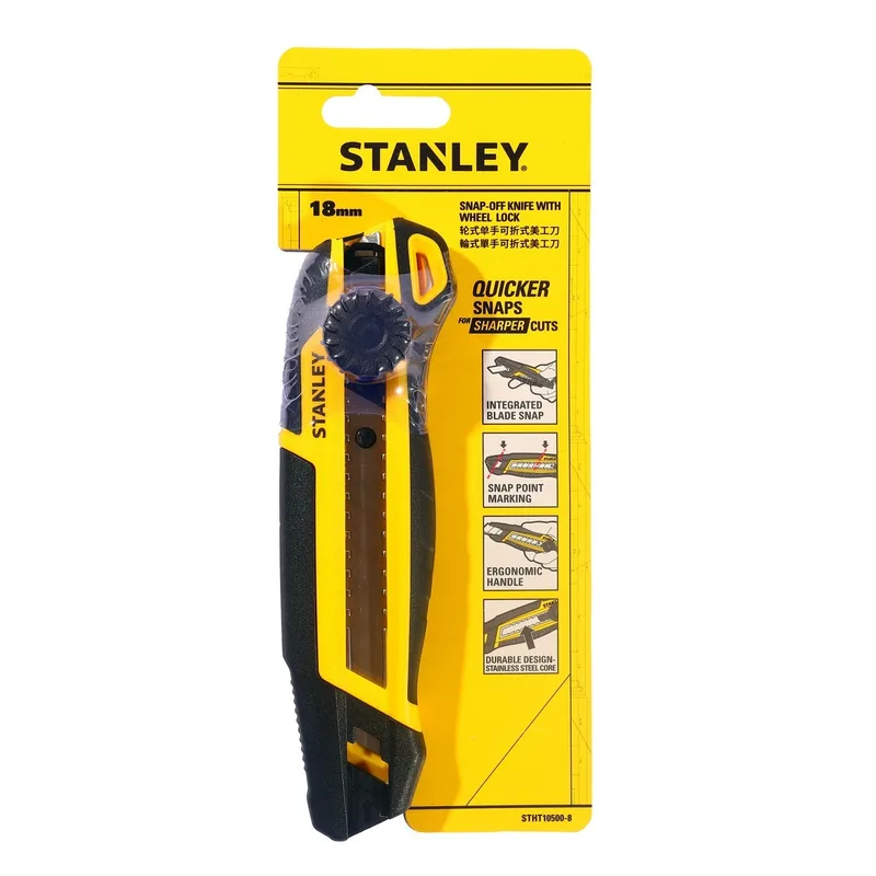STANLEY STHT10500-8 มีดคัตเตอร์18มม หักใบหมุนลอค