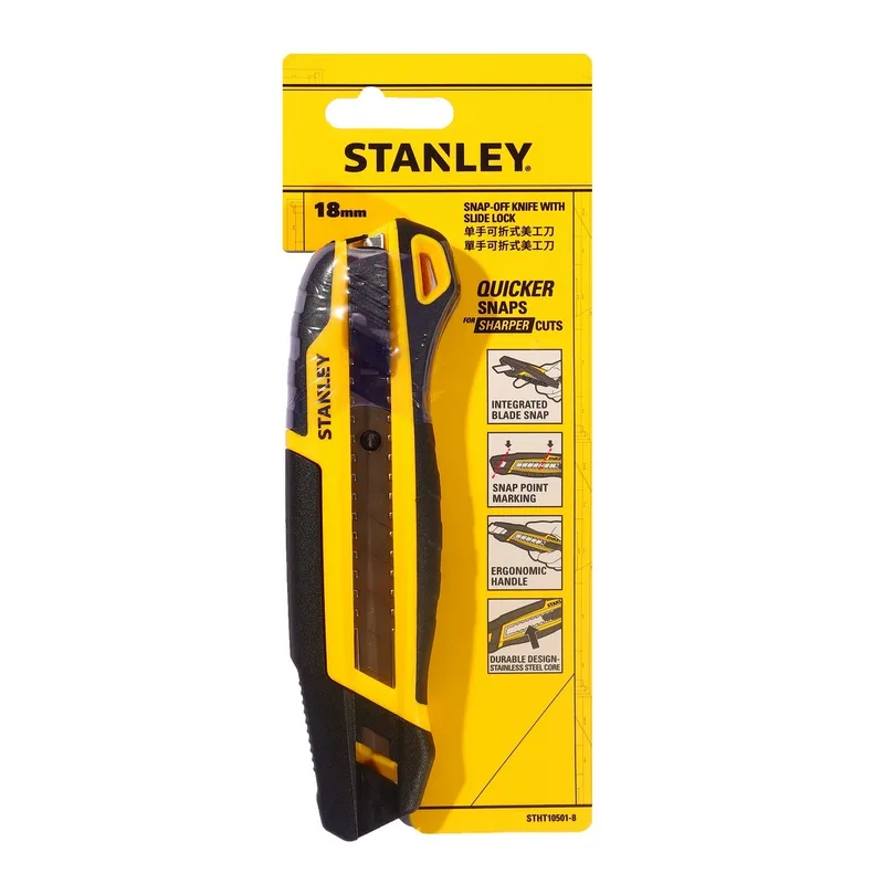 STANLEY STHT10501-8 มีดคัตเตอร์18มมหักใบสไลค์ลอค