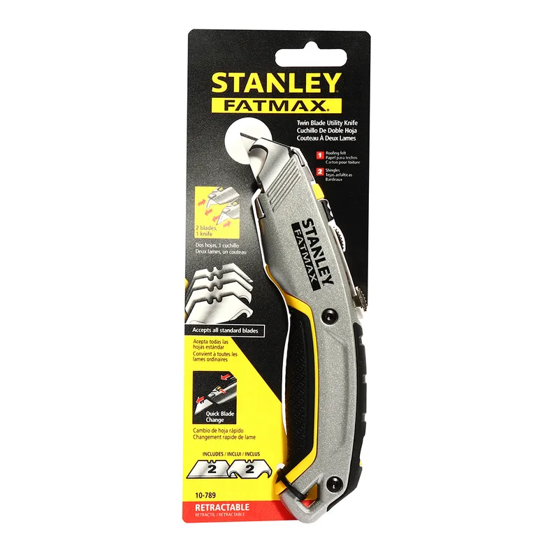 STANLEY 10-789 มีดอเนกประสงค์ 2 ใบมีด