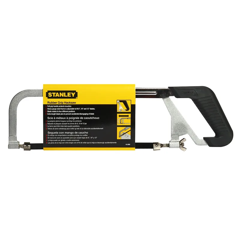 STANLEY 15-265 เลื่อยตัดเหล็กด้ามยาง 10",12"