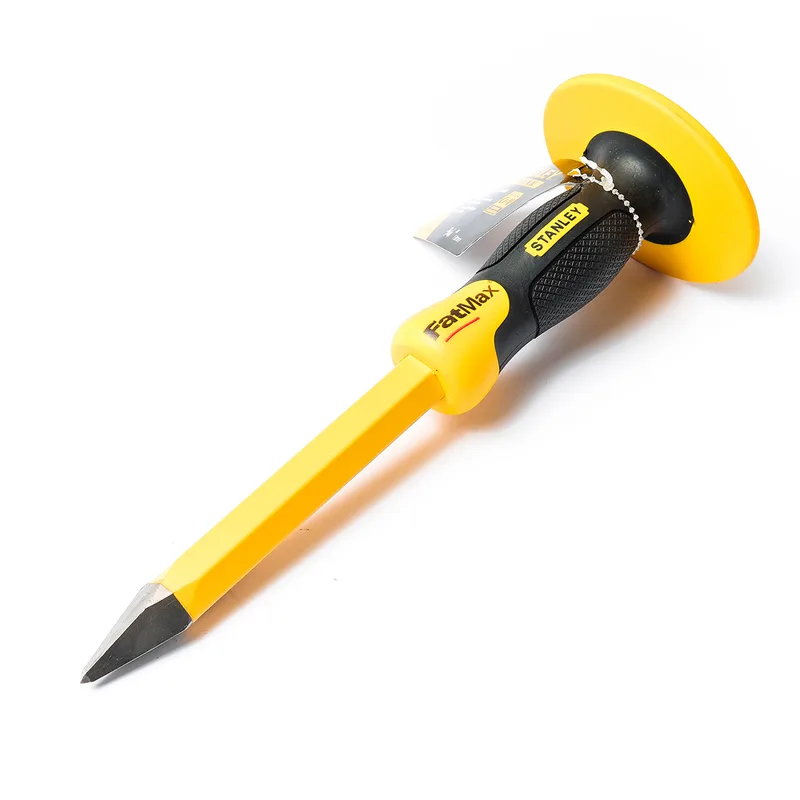 STANLEY 16-329 สกัดมือด้ามหุ้มยาง 3/4"X12"