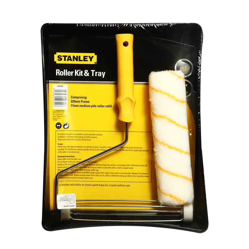 STANLEY 29-822 ชุดลูกกลิ้งอะครีลิค พร้อมถาด 9"