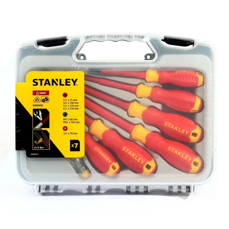 STANLEY STMT60175 ชุดไขควงกันไฟ+ไขควงวัดไฟ 7ชิ้น
