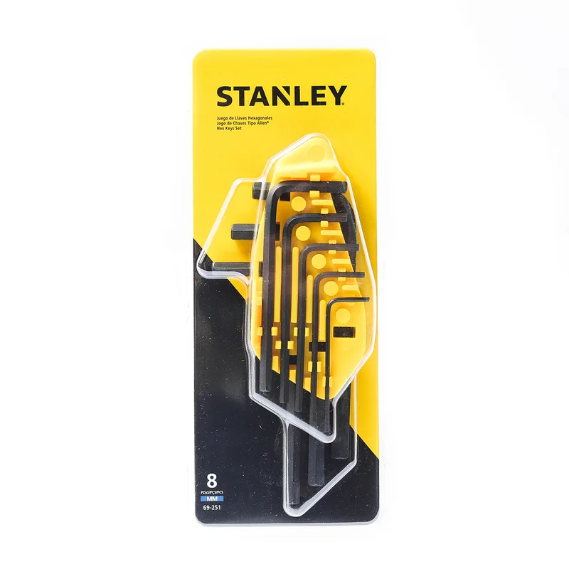 STANLEY 69-251 ชุดประแจ 6 เหลี่ยม 8 ชิ้น