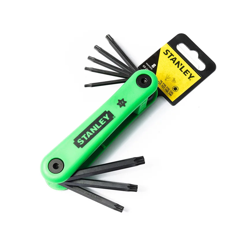 STANLEY 69-263 ชุดประแจพับหัวจีบ 8ชิ้น T9-T40