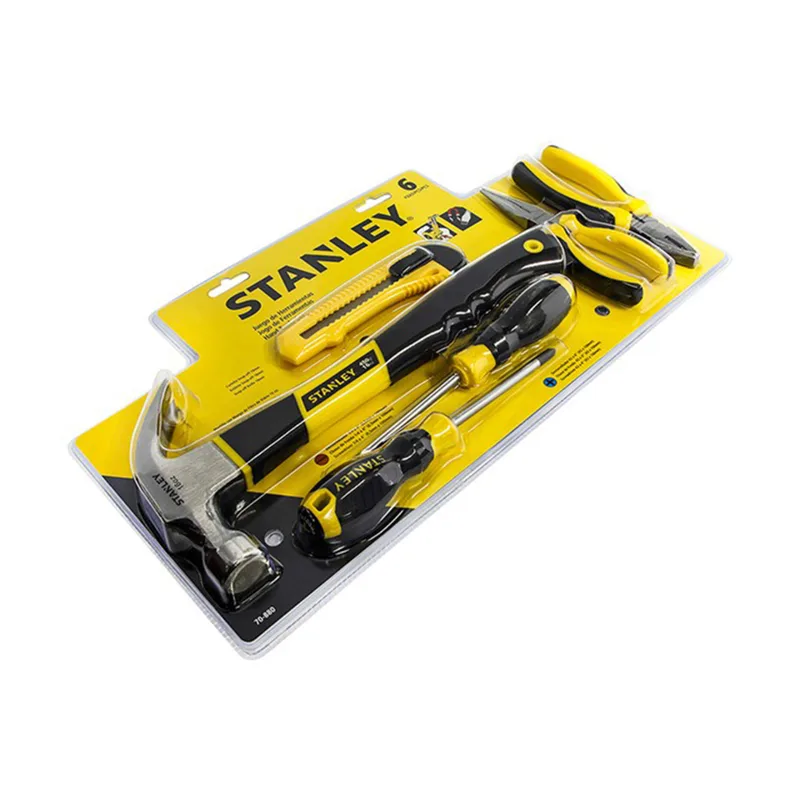 STANLEY 70-880 ชุดเครื่องมือ6ชิ้น แผงแขวน