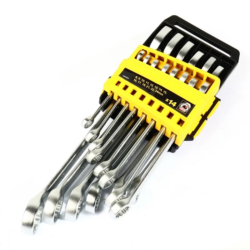 STANLEY CWBชุดประแจแหวนข้างฯ14ชิ้น 8-24มม แพคPVC
