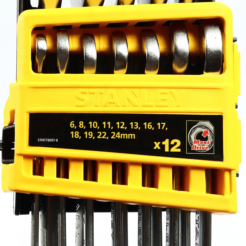 STANLEY CWBชุดประแจแหวนข้างฯ12ชิ้น 6-24มม แพคPVC - Image 2